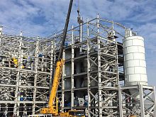 Gypsum processing plant