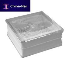 Square glass brick VET01-5030embossedfor interior walls