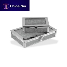 Instrument sterilization basket CIL-003 001 001perforatedstainless steelwire