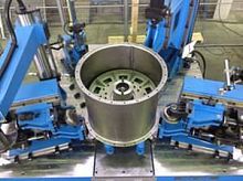 Automatic punching machine for metal sheetstrimmingdrilling
