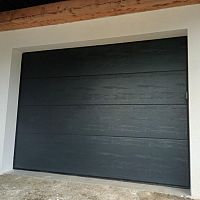 Sectional garage door aluminumautomatic1 leaf