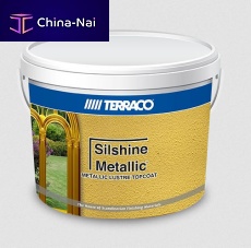 Decorative paint SILSHINE METALLIC finishoutdoorfor wall
