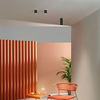 Surface mounted spotlight MICROPERFETTOrecessedLEDtubular