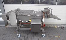Continuous industrial fryer SMDmeatvegetableconveyor