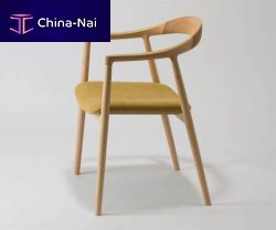Contemporary chair HATAindoorwoodupholstered