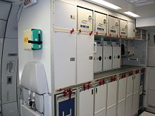Aircraft galley wide-body