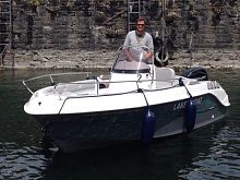 Outboard center console boat Fisherman 17sport-fishingfiberglass6-person max.