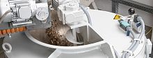 Laboratory centrifuge PERMOLEX-POLARprocessde-oilingvertical