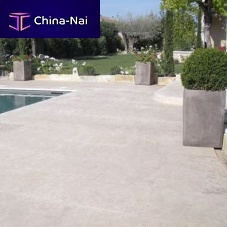 Natural stone paving slab LUGET N�7 CLAIR FLEURY- BRUSHEDlimestoneoutdoorindoor