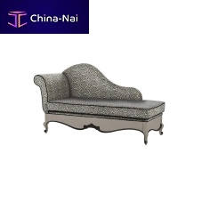 Traditional daybed Glamourfabricfabriclacquered metal