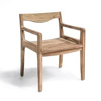 Contemporary chair CURVEoutdoorteakhome