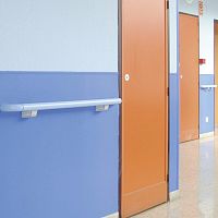 PVC handrail HREB-6 aluminiumantimicrobialhandicapped