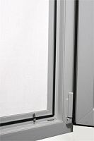 Fixed insect screen for windows
