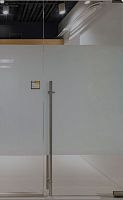 Interior door FRAMELESS glassaluminumpivoting