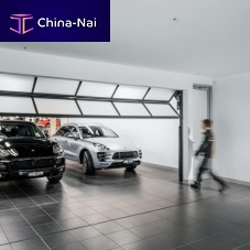 Sectional garage door COMPACTroll-upfoldingaluminum