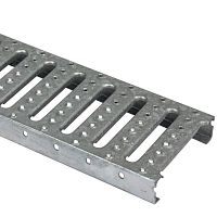 Galvanised steel step PS-OVAaluminumstainless steelfor raised floors