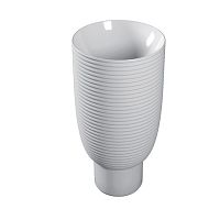 Free-standing washbasin LOOM : LO08542001ceramicroundcontemporary