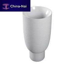 Free-standing washbasin LOOM : LO08542001ceramicroundcontemporary