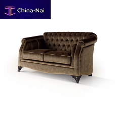 Traditional sofa ART. 6236fabricleatherbrown