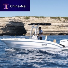 Outboard center console boat PIUMA 6007-person max.sundeckT-Top