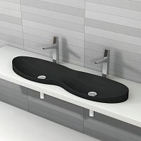 Built-in washbasin SPOOL 120: C53327ceramicdoublecontemporary