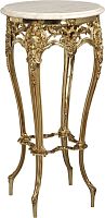 Classic pedestal table 822Fmarblebrassround