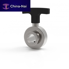 Butterfly valve 3BVM-25KF-VV-Amanualaluminiumplate