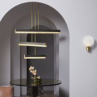 Pendant lamp ARTS COLLECTIVEbrassbronzealabaster