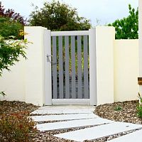 Aluminum garden gate CALISSONPVC