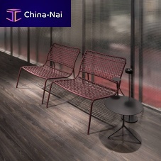 Contemporary fireside chair CARBON FROGpolyestercarbon fiberblue