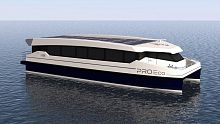 Cruising passenger ship PROECOcatamaran
