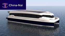 Cruising passenger ship PROECOcatamaran
