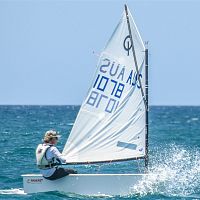 Single-handed sailing dinghy recreationalinstructionalOptimist