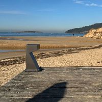 Urban bollard light CAMINO-S®contemporarygalvanised steelthermo-lacquered steel