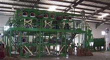 Cleaning calibration machine