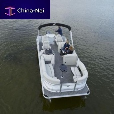 Outboard pontoon boat CX FISHopenside consolesport-fishing