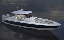 Outboard express cruiser 427 NOMAD SEtwin-engineopencenter console
