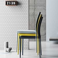 Contemporary chair MANILAindoorfabricleather