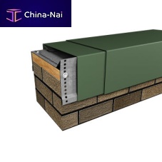 Stainless steel fastening system PAC-TITE GOLD COPINGaluminumroofexterior