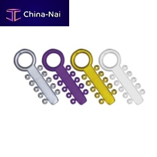 Orthodontic elastic V-Ties