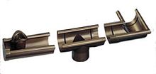 Round roof gutter