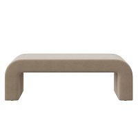 Contemporary upholstered bench CALUMfabricbeech basebeech