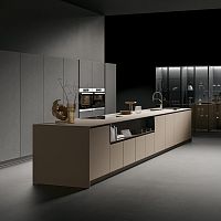 Contemporary kitchen CX 12glassnatural stonestainless steel