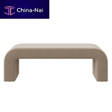 Contemporary upholstered bench CALUMfabricbeech basebeech