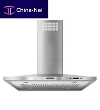 Island range hood KXI4342YSSwith built-in lighting