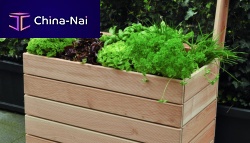 Wooden garden planter home