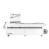 Plastic film thermoforming machine REEFORM E seriesfor food packagingautomaticcompact