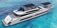Cruising super-yacht 115' sportwheelhousealuminum