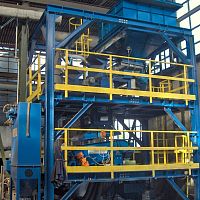 Sand production plant
