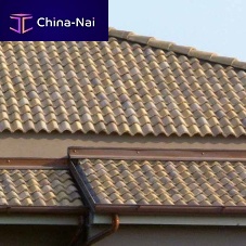 Barrel roof tile COPPOGOLDcurvedlargeconcrete